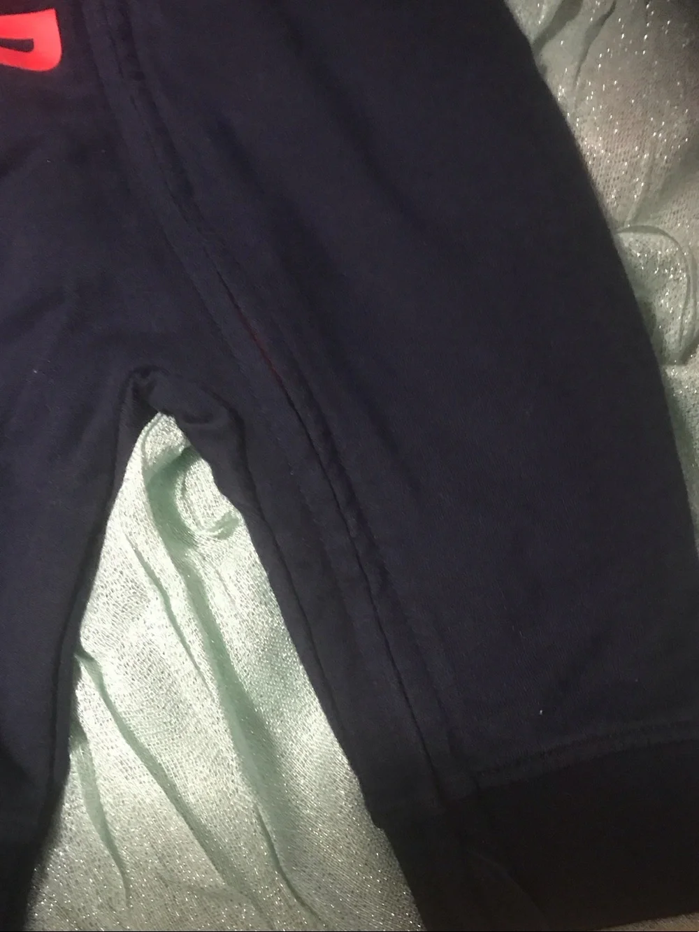 Converse Navy and Red Baby Hooded Zip Jumpsuit